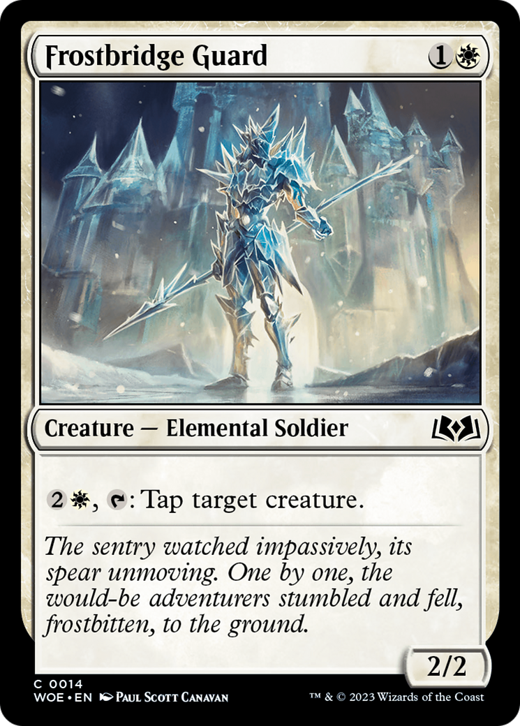 Frostbridge Guard [Wilds of Eldraine] | The Time Vault CA