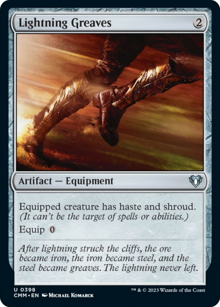 Lightning Greaves [Commander Masters] | The Time Vault CA