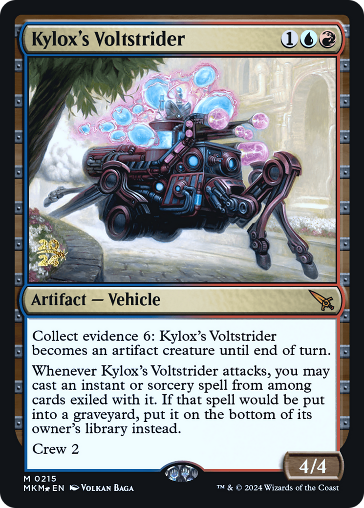 Kylox's Voltstrider [Murders at Karlov Manor Prerelease Promos] | The Time Vault CA