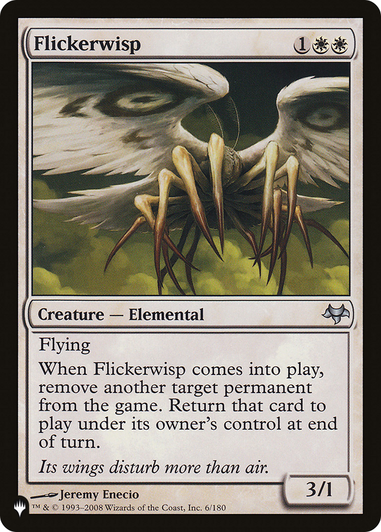 Flickerwisp [The List] | The Time Vault CA