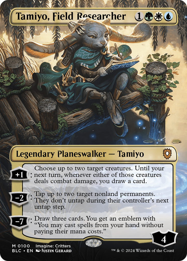 Tamiyo, Field Researcher (Borderless) [Bloomburrow Commander] | The Time Vault CA