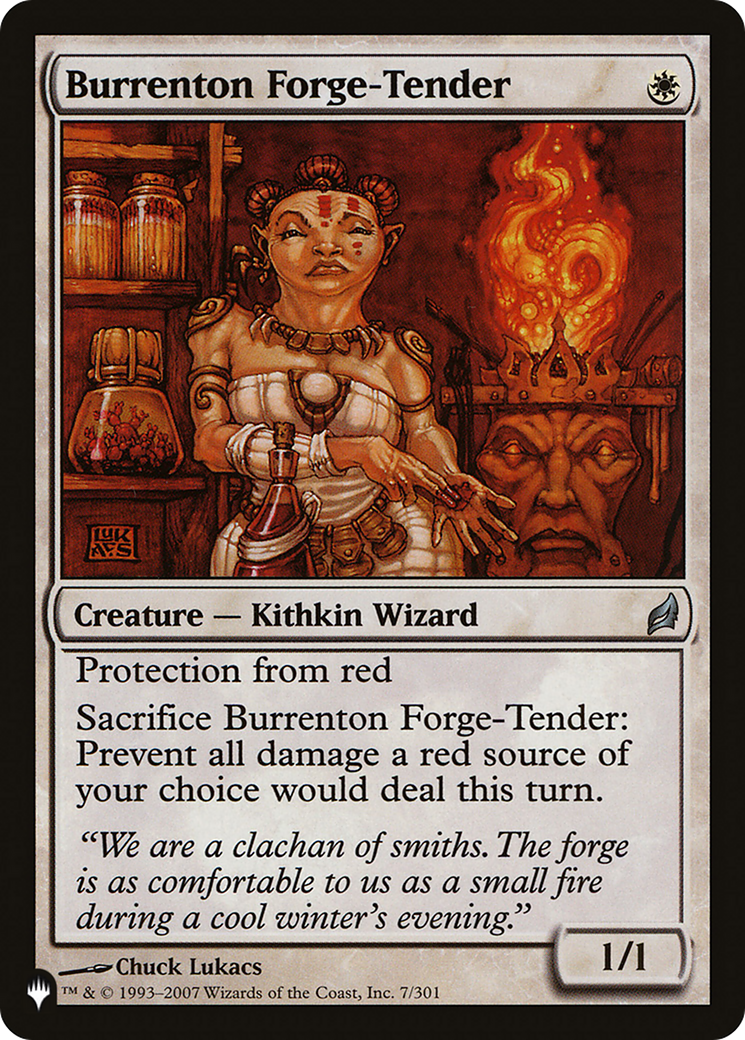 Burrenton Forge-Tender [The List Reprints] | The Time Vault CA