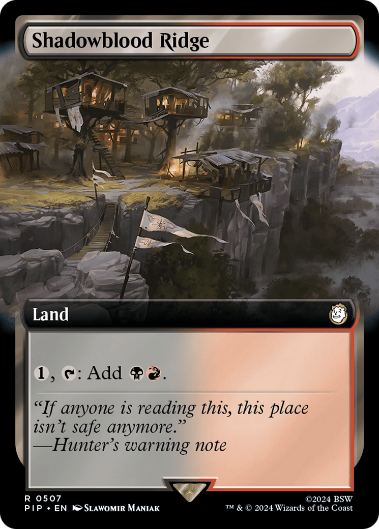 Shadowblood Ridge (Extended Art) [Fallout] | The Time Vault CA