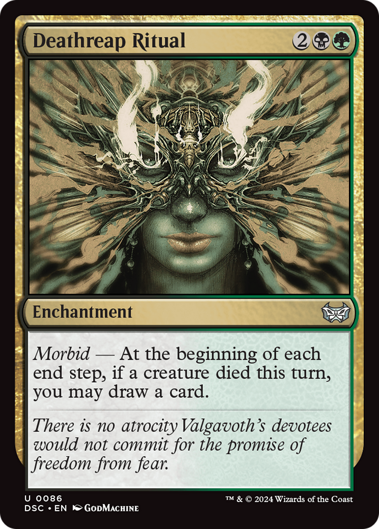 Deathreap Ritual [Duskmourn: House of Horror Commander] | The Time Vault CA