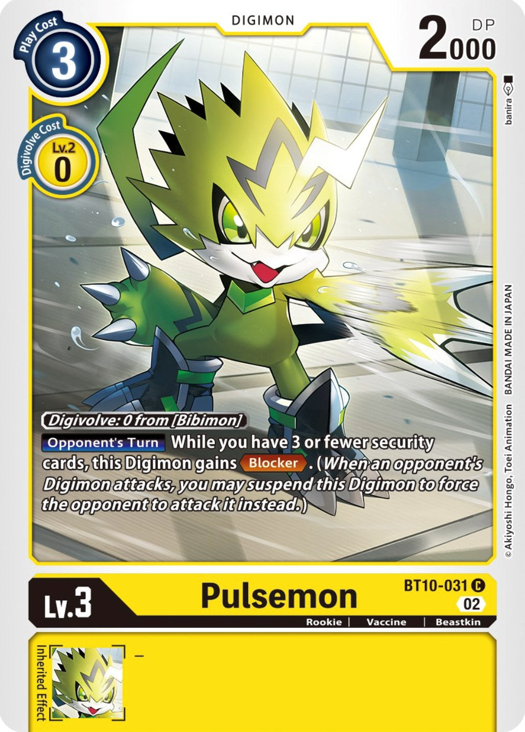 Pulsemon [BT10-031] [Xros Encounter] | The Time Vault CA