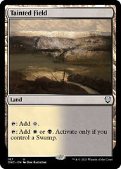 Tainted Field [Phyrexia: All Will Be One Commander] | The Time Vault CA