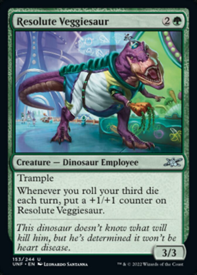 Resolute Veggiesaur [Unfinity] | The Time Vault CA