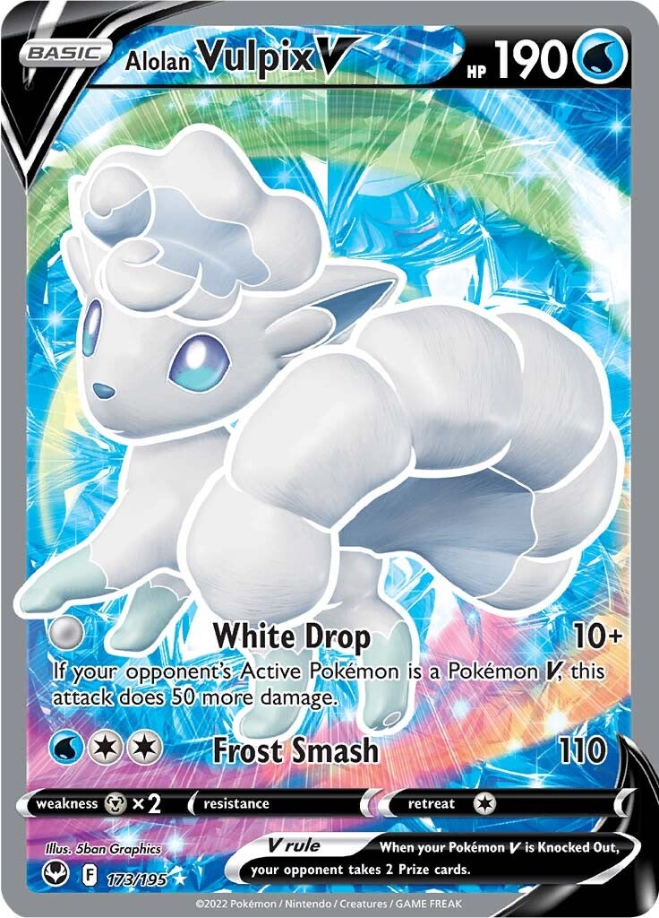 Alolan Vulpix V (173/195) [Sword & Shield: Silver Tempest] | The Time Vault CA