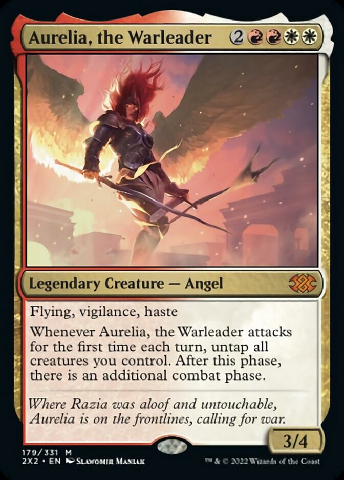 Aurelia, the Warleader [Double Masters 2022] | The Time Vault CA