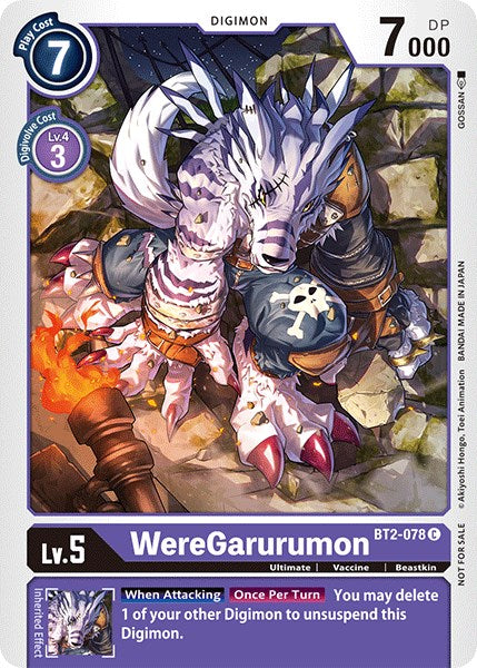 WereGarurumon [BT2-078] (Official Tournament Pack Vol.3) [Release Special Booster Promos] | The Time Vault CA