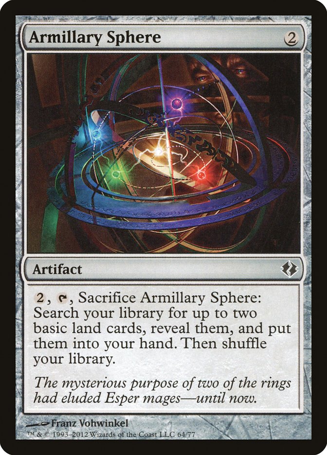 Armillary Sphere [Duel Decks: Venser vs. Koth] | The Time Vault CA