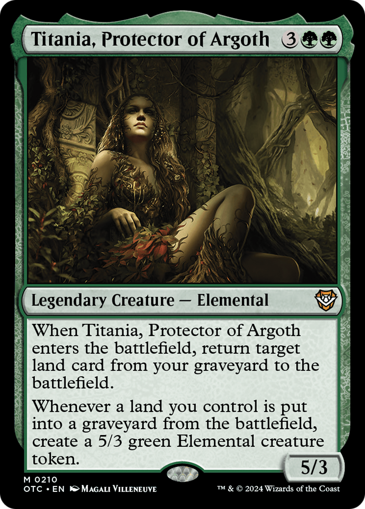 Titania, Protector of Argoth [Outlaws of Thunder Junction Commander] | The Time Vault CA