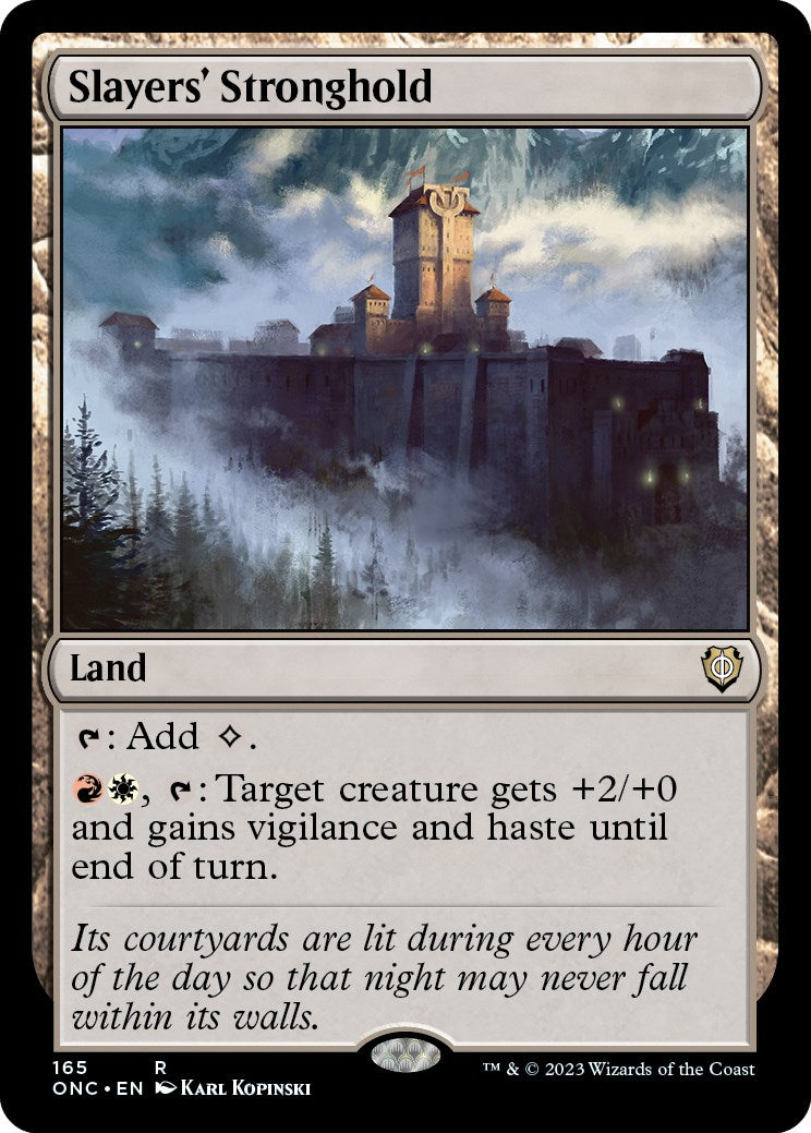 Slayers' Stronghold [Phyrexia: All Will Be One Commander] | The Time Vault CA