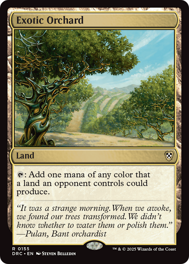 Exotic Orchard [Aetherdrift Commander] | The Time Vault CA