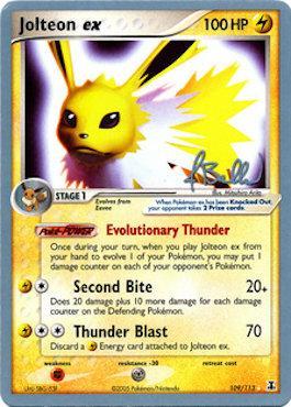Jolteon ex (109/113) (Eeveelutions - Jimmy Ballard) [World Championships 2006] | The Time Vault CA