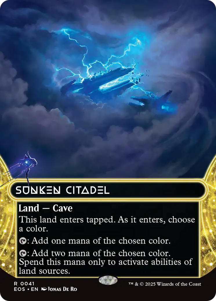 Sunken Citadel (0041) (Borderless) [Edge of Eternities: Stellar Sights] | The Time Vault CA