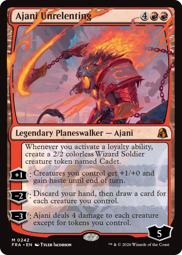 Ajani Unrelenting [Reality Fracture] | The Time Vault CA