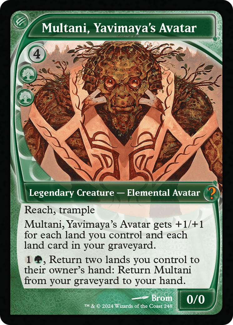 Multani, Yavimaya's Avatar (Future Sight) [Mystery Booster 2] | The Time Vault CA