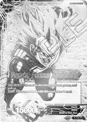 Vegeta // Vegeta, Furious Awakening (Championship Final 2019) (SIlver Metal Foil) (P-163) [Tournament Promotion Cards] | The Time Vault CA