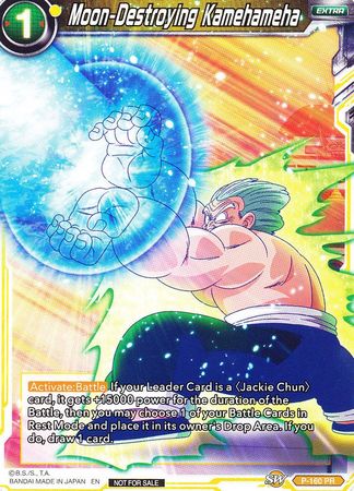 Moon-Destroying Kamehameha (Power Booster: World Martial Arts Tournament) (P-160) [Promotion Cards] | The Time Vault CA