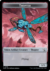 Elemental (9) // Thopter Double-Sided Token [March of the Machine Tokens] | The Time Vault CA