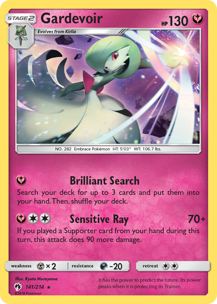 Gardevoir (141/214) [Sun & Moon: Lost Thunder] | The Time Vault CA