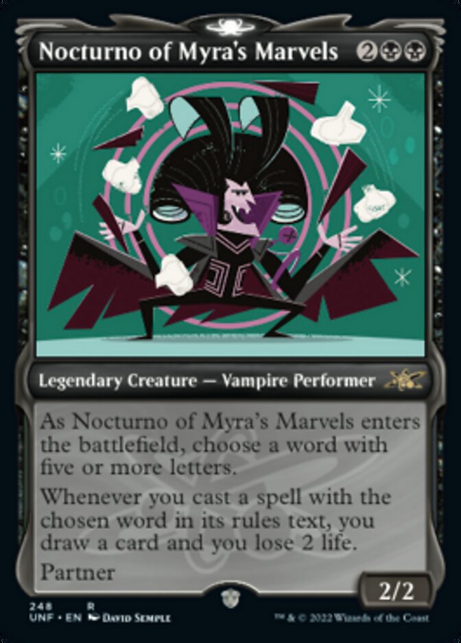 Nocturno of Myra's Marvels (Showcase) [Unfinity] | The Time Vault CA