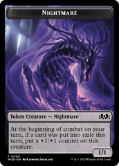 Nightmare // Food (0012) Double-Sided Token [Wilds of Eldraine Tokens] | The Time Vault CA