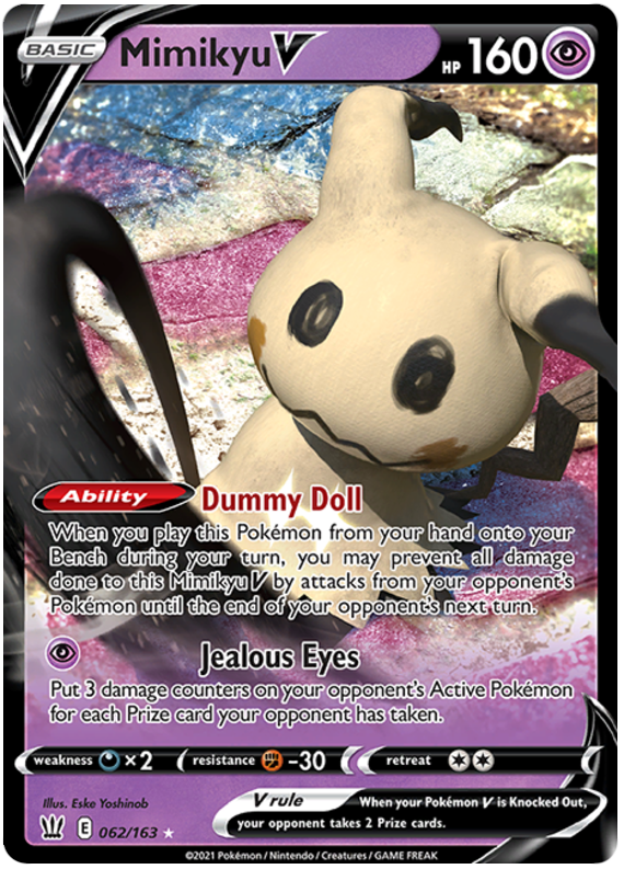 Mimikyu V (062/163) [Sword & Shield: Battle Styles] | The Time Vault CA