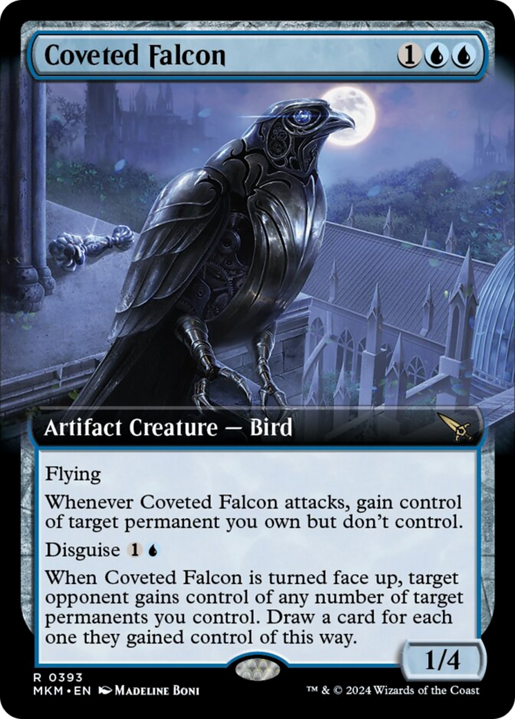 Coveted Falcon (Extended Art) [Murders at Karlov Manor] | The Time Vault CA