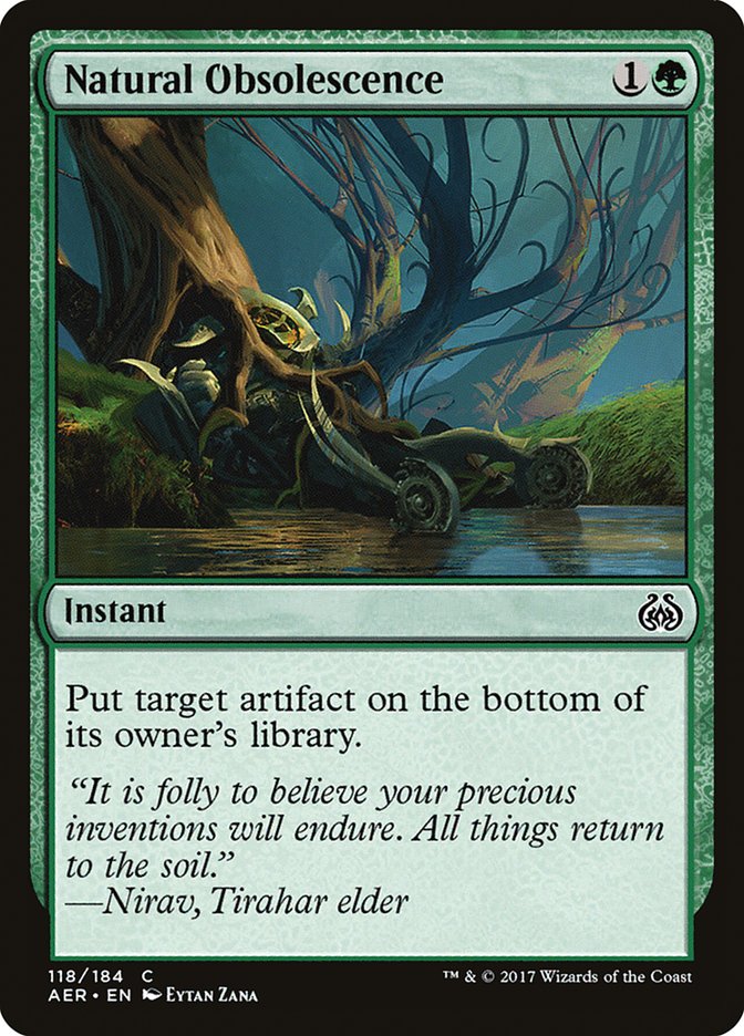 Natural Obsolescence [Aether Revolt] | The Time Vault CA