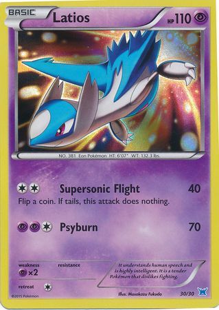 Latios (30/30) [XY: Trainer Kit 2 - Latios] | The Time Vault CA