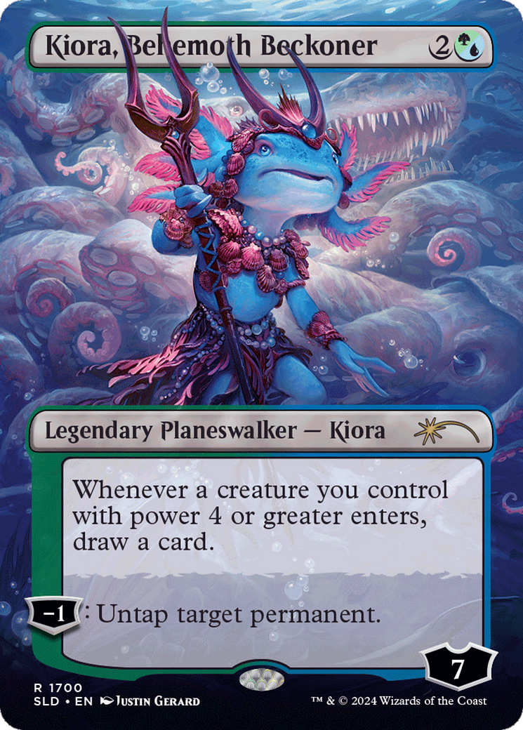 Kiora, Behemoth Beckoner (Rainbow Foil) [Secret Lair Drop Series] | The Time Vault CA