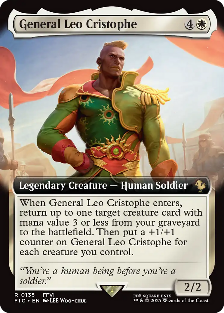 General Leo Cristophe (Extended Art) [FINAL FANTASY Commander] | The Time Vault CA