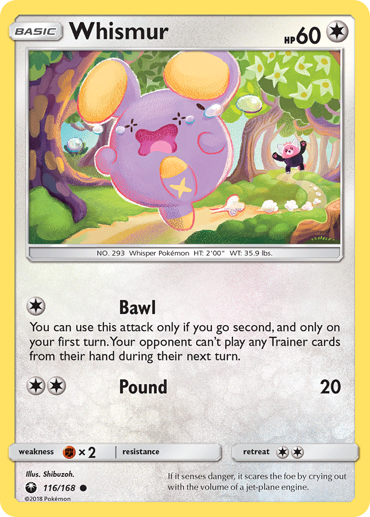 Whismur (116/168) [Sun & Moon: Celestial Storm] | The Time Vault CA