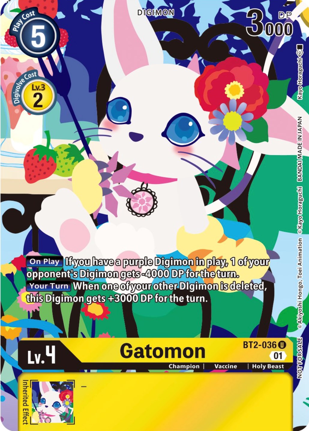 Gatomon [BT2-036] (Tamer's Card Set 2 Floral Fun) [Release Special Booster Promos] | The Time Vault CA