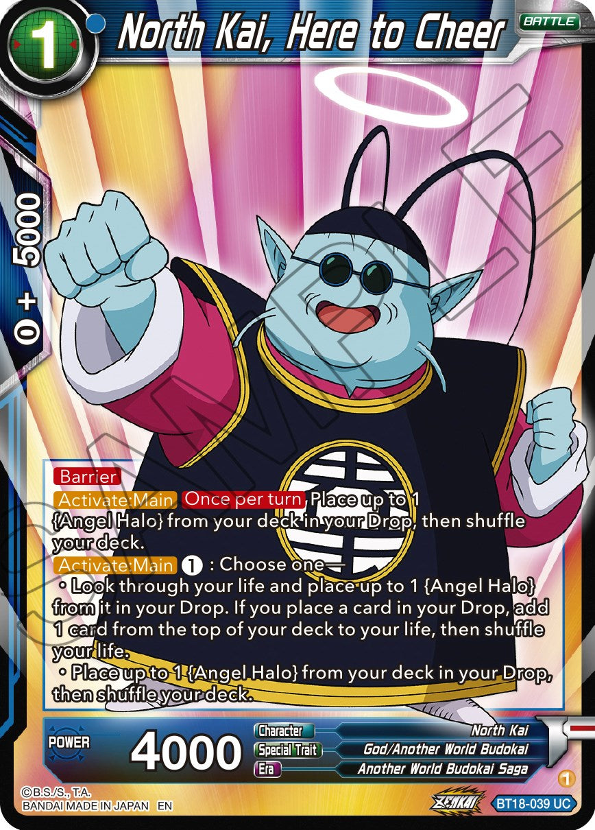 North Kai, Here to Cheer (BT18-039) [Dawn of the Z-Legends] | The Time Vault CA