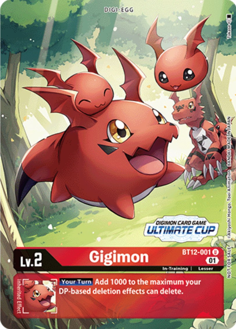 Gigimon [BT12-001] (Ultimate Cup) [Across Time Promos] | The Time Vault CA