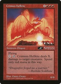 Crimson Hellkite (Oversized) [Oversize Cards] | The Time Vault CA