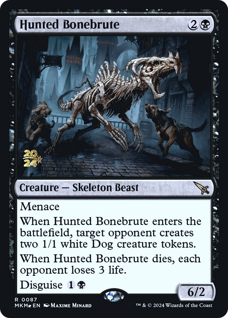 Hunted Bonebrute [Murders at Karlov Manor Prerelease Promos] | The Time Vault CA