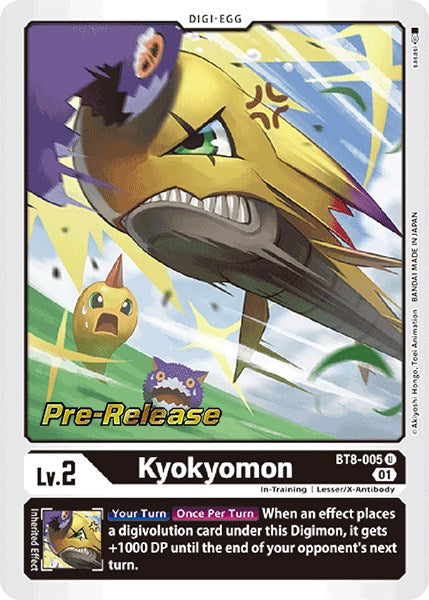 Kyokyomon [BT8-005] [New Awakening Pre-Release Cards] | The Time Vault CA