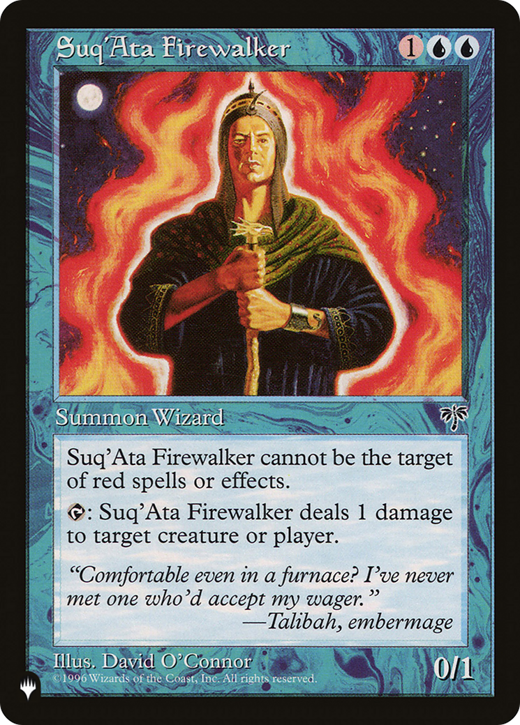 Suq'Ata Firewalker [The List] | The Time Vault CA