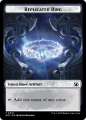 Food // Replicated Ring Double-Sided Token [March of the Machine Commander Tokens] | The Time Vault CA