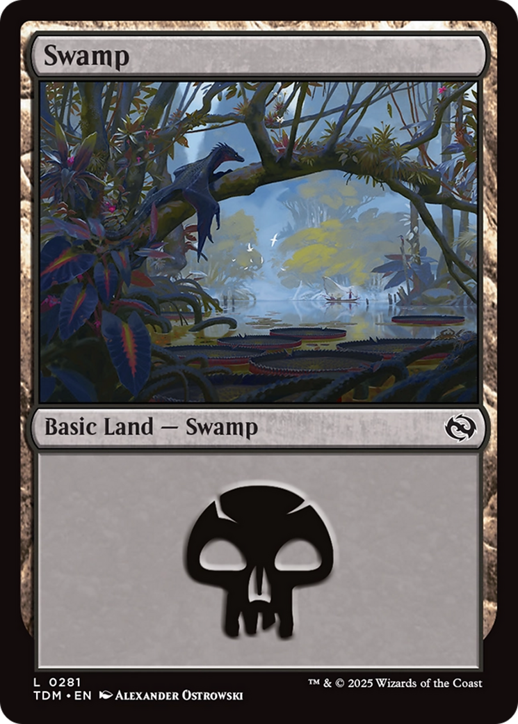 Swamp (0281) [Tarkir: Dragonstorm] | The Time Vault CA