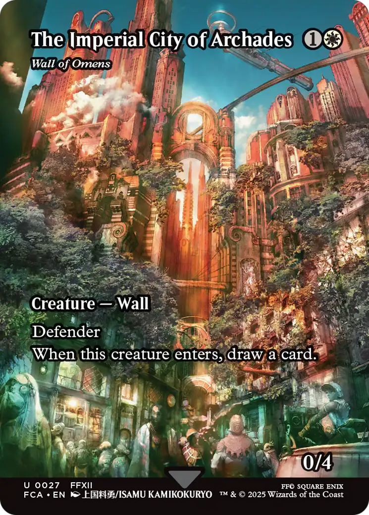 The Imperial City of Archades - Wall of Omens (Showcase) [FINAL FANTASY : Through the Ages] | The Time Vault CA