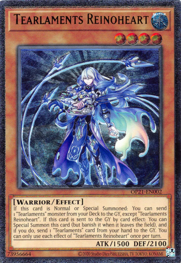 Tearlaments Reinoheart [OP21-EN002] Ultimate Rare | The Time Vault CA