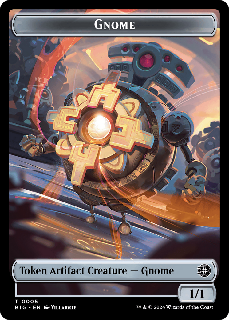 Gnome // Plot Double-Sided Token [Outlaws of Thunder Junction: The Big Score Tokens] | The Time Vault CA