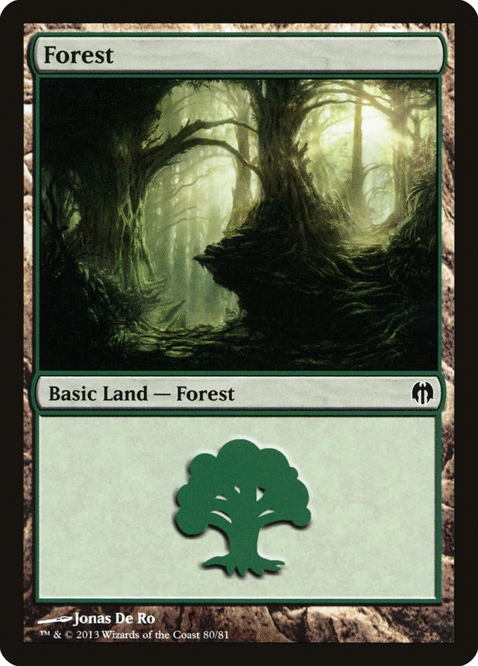 Forest (80) [Duel Decks: Heroes vs. Monsters] | The Time Vault CA