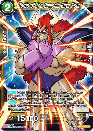 Tardo of the Demonic Elite Four (BT11-108) [Vermilion Bloodline 2nd Edition] | The Time Vault CA