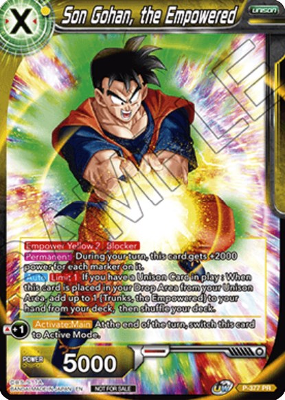 Son Gohan, the Empowered (P-377) [Promotion Cards] | The Time Vault CA